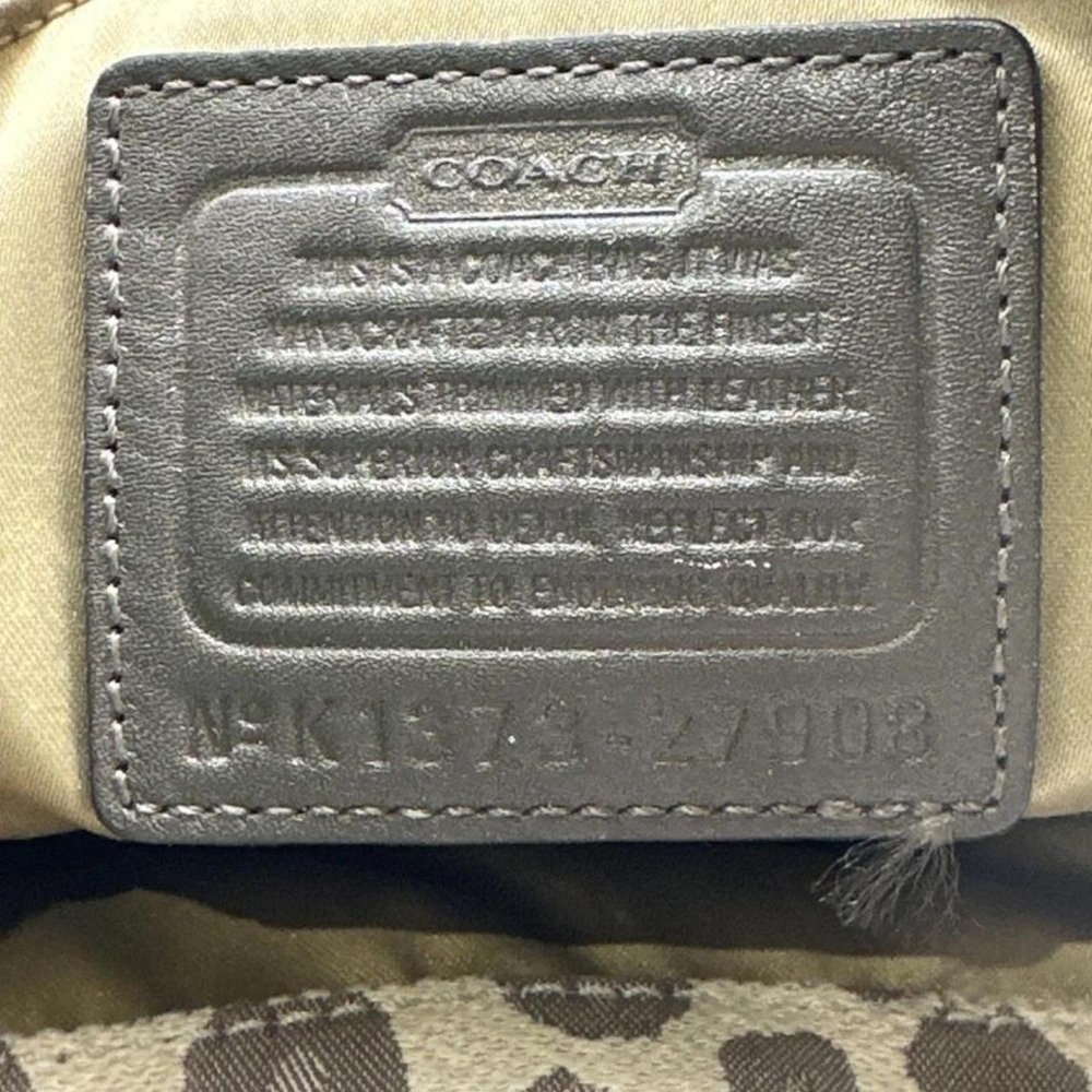 Y2K Coach brown multi/ brown leopard print shoulder bag Super cute! - Picture 5 of 8